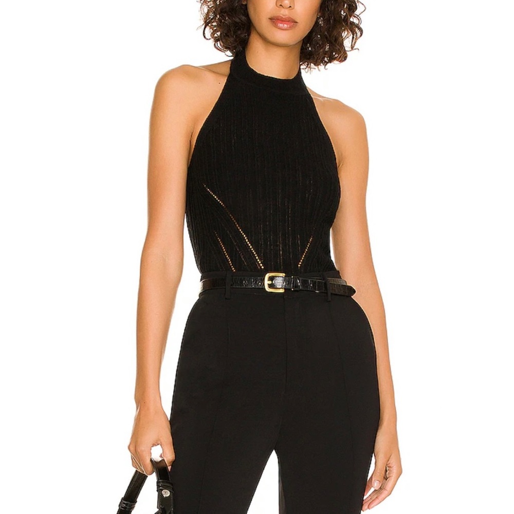NWT L’Academie Thalia knit halter top